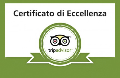 Certificato di Eccellenza TripAdvisor